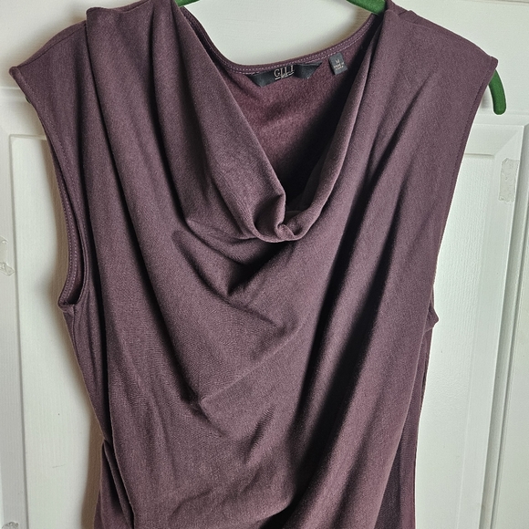 G.I.L.I. (Got It Love It) Women Wine Runched Slimming Dress Size 14 - Picture 4 of 12